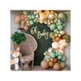thumbnail image 1 of 96pcs Sage Green And Coffee Brown Latex Balloons Garland Arch Kit For Baby Shower, Graduation, Birthday, Wedding, Anniversary, Celebrations, Party Dec, 1 of 5