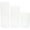 Transparent, variant on Viveous 3pcs Glass Transparent Candle Cup Cylinder Candle Holder Simple Style Candle Container