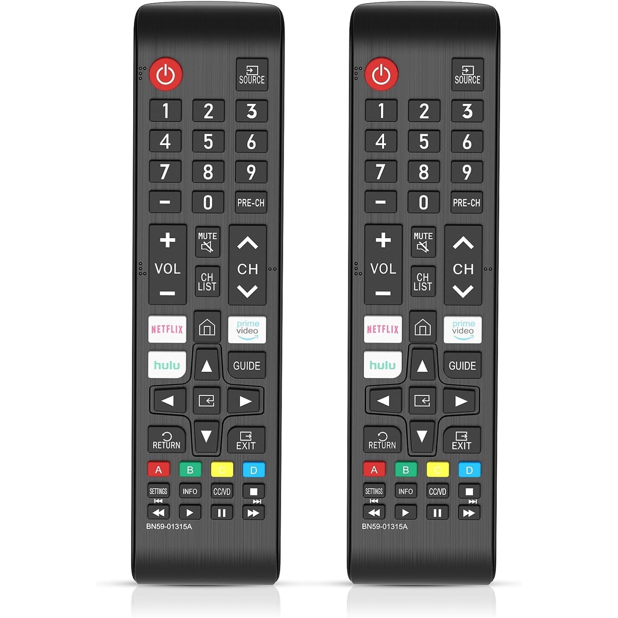 【Pack of 2】 New Universal Remote for Samsung TV Remote, Replacement for Samsung Smart TV Remote- HDTV LCD