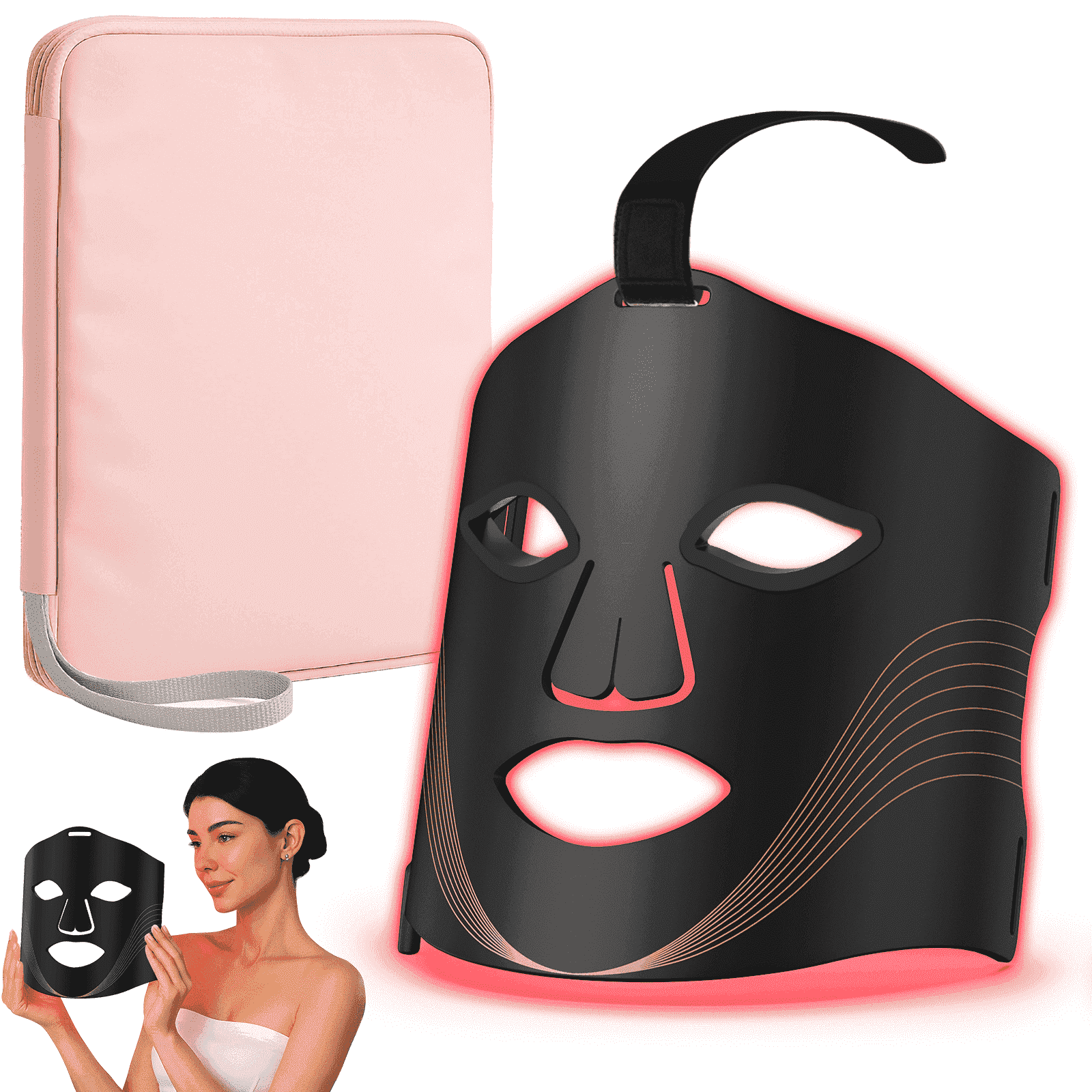 Solawave Neck & Chest Rejuvenating Mask - Red Light & Near