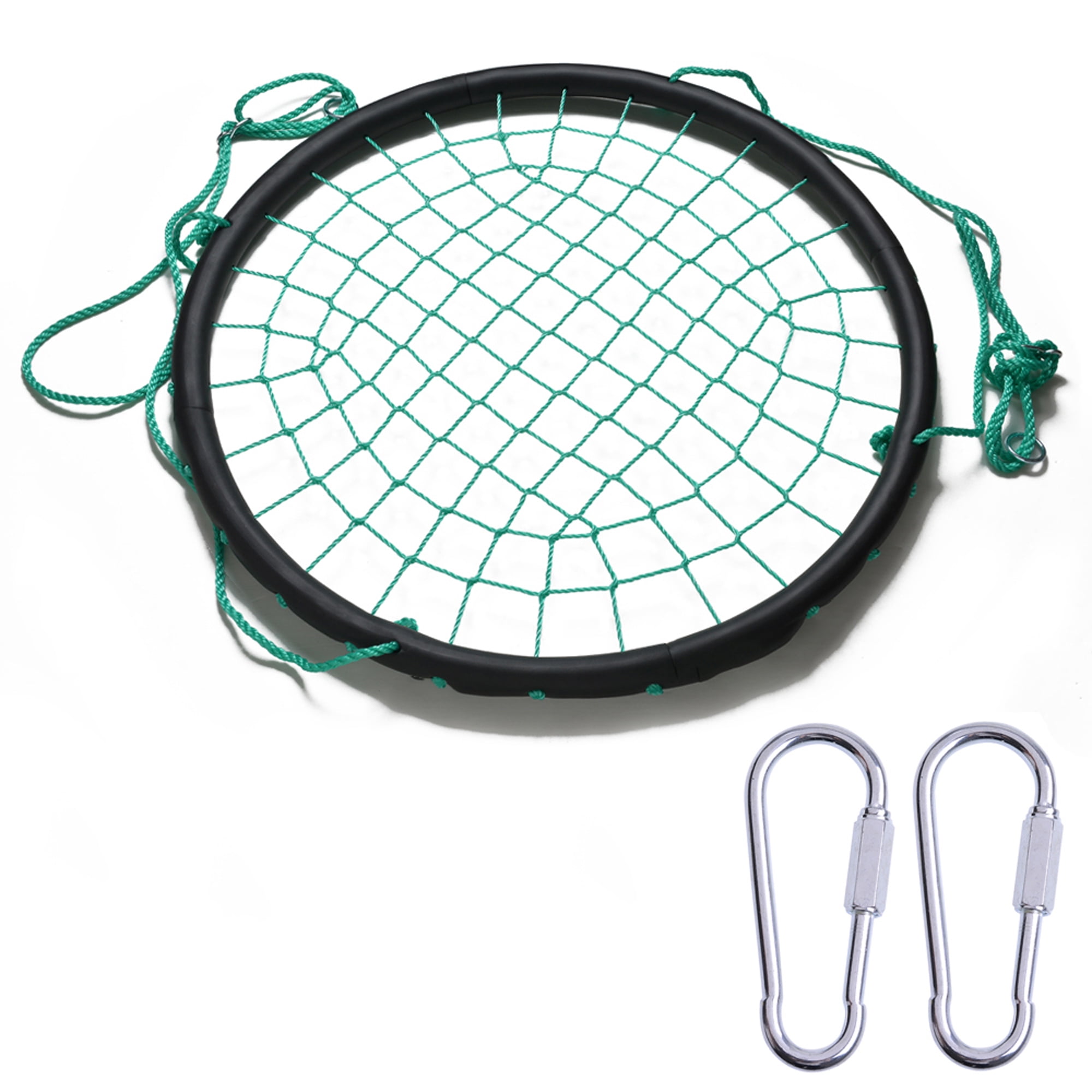 IMAGE  Swing Playground Platform Net Swing Nylon Rope Detachable 1M/40inch Diameter with