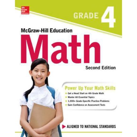 Pre-Owned McGraw-Hill Education Math Grade 4, Second Edition (Paperback) 1260019861 9781260019865