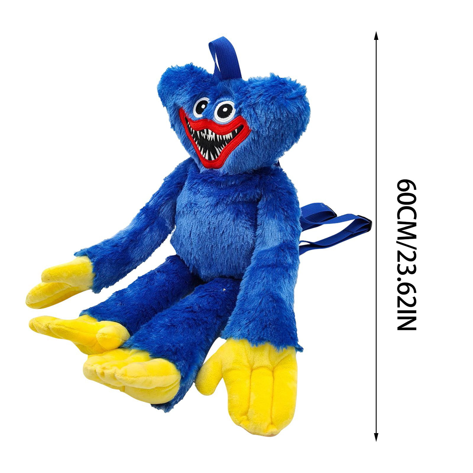 Blue Scary and Funny Plush Doll 2 Pcs Huggy Wuggy Plush Toy Suitable for Birthday Present and Friends Beautifully Plush Doll Gifts 15.7 in 