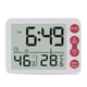 thumbnail image 5 of Alarma digital de escritorio Matsuzay Función de memoria LED Pantalla acrílica Cable Proyector de energía Reloj Dormitorio interior llave roja 2piezas, 5 of 6
