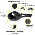 thumbnail image 3 of pitrice Adjustable Dog Muzzle Nylon Soft Muzzle Anti-Biting Barking Secure Mesh Breathable Pets Mouth Cover for Small Medium Large Dogs No.6, 3 of 6