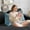 C, variant on Linen Textured Triangle Wedge Back Support Pillow Large Reading Pillow with Side Phone Pocket Giant Removable Bed Backrest Washable Cover for Sofa Bed Couch Living Room(B,35.43 Inch)