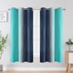 thumbnail image 2 of Cortinas Blackout Estelar Textiler Verde Azulado/Azul Marino 107x160 cm, 2 of 9