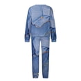 thumbnail image 5 of Ensemble de Deux Pièces pour Femmes 2023 Mode Décontractée Imprimé Manches Longues Col Rond Chandail en Molleton + Pantalon Ensemble de Sport pour Femmes en Liquidation, 5 of 5