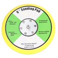 thumbnail image 4 of 6-Inch PU Hook & Loop Backing Plate for Air Sanders – High-Speed 12000 RPM, 5/16"x24 Thread, Durable Grinding & Polishing Pad, Compatible with Most Sanding Discs, Yellow Finish., 4 of 7