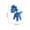 Blue, variant on Qiulaii 2026 Dog Chew Toy for Aggressive Chewers, Stuffed Plush Squeaky Bone with Rope, Interactive Tug of War Teething Toy for Puppies Small Medium Dogs