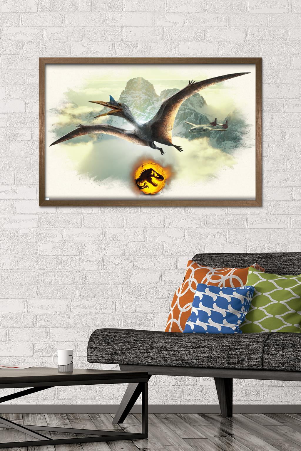 Jurassic World: Dominion - Quetzalcoatlus Focal Wall Poster, 22.375" x 34" Framed