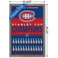 thumbnail image 5 of NHL Montreal Canadiens - Champions 23 Wall Poster, 14.725" x 22.375" Framed, 5 of 5
