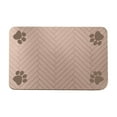 thumbnail image 2 of Pet Feeding Mat-Absorbent Pet Placemat for Food and Water Bowl, with Waterproof Rubber Backing, Quick Dry Water Dispenser Mat for Dog and Cat,20X12 in （Beige）, 2 of 7
