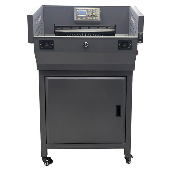 19.29" 490mm Electric Paper Cutter Automatic Paper Stack Cutting Machine 110V