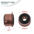 thumbnail image 2 of Bgsha 1Pcs 32 x 12 x 21(25.5) mm 28P Teeth Copper Bars Electrical Motor Commutator, 2 of 10