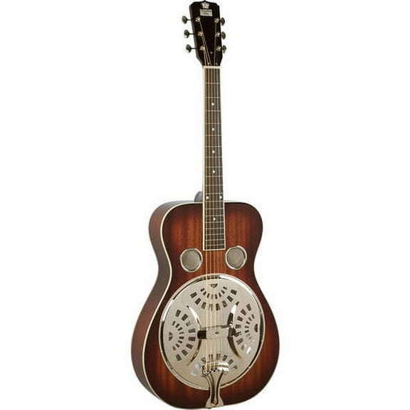 Recording King Professional Resonator Roundneck Guitar Mahogany RR-50-VS