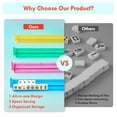 thumbnail image 6 of American Mahjong Tile Rack and Pusher Set - 4 Multicolor Acrylic Racks with Pushers (Color), 6 of 7