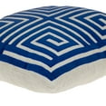 thumbnail image 3 of Parkland Collection Gio Contemporary Blue Pillow Cover, 3 of 6