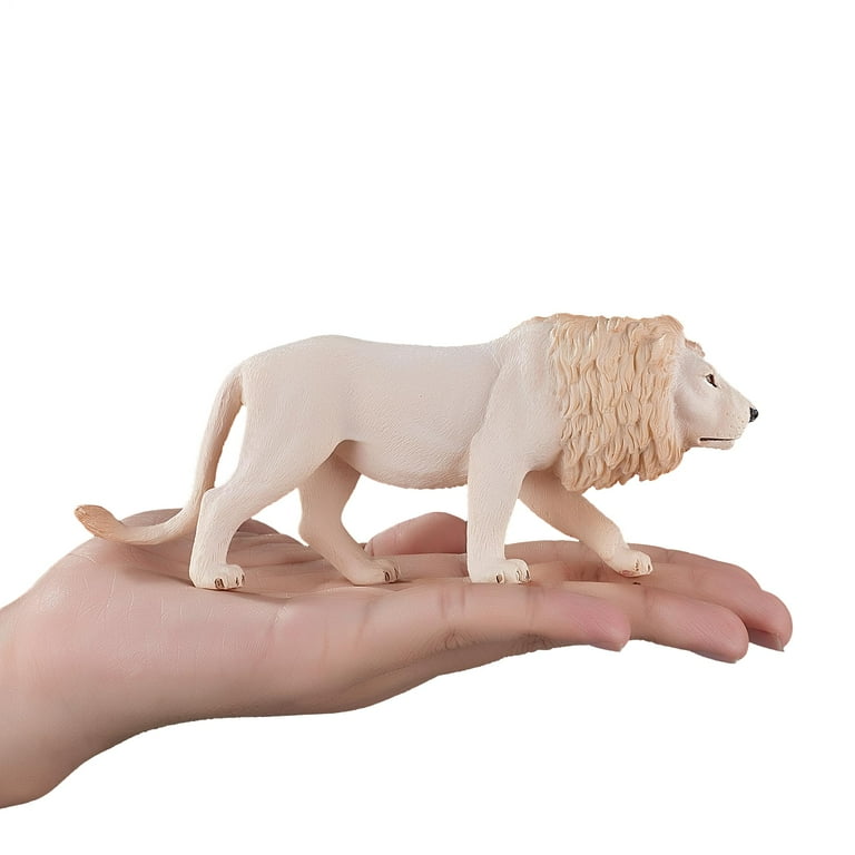 Lion Figurine mojo ライオン　フィギュア MOJO - Realistic International Wildlife Figurine, White Lion