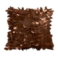thumbnail image 2 of Throw Pillow Cover with 3D Leaf Design for Couch or Bed, Decorative Cushion Cover, Multicolor Textured Polyester, 17x17 Inch for Living Room or Sofa Decor, 2 of 6