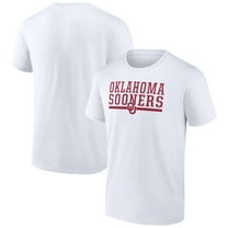 Men's White Oklahoma Sooners Collegiate Stack T-Shirt