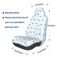 thumbnail image 3 of Balery Rabbit In The Rain Funda de Asiento para Auto con Diseño - Cubierta Frontal Suave y Transpirable con Protector Antideslizante- 1 Unidad, 3 of 5