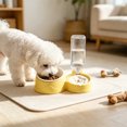 thumbnail image 5 of Qholemyo 2 In 1 Integrated Pet Bowl Pet Food Bowl Food Water Feeding Bowl For Daily Feeding Cats And Dogs, 5 of 6