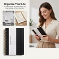 thumbnail image 7 of chaungfeng Lined Spiral Journal Notebook, Hardcover Spiral Journals for Women Men, 200 Pages Spiral Bound Notebook, Notebooks for Writing Note Taking Working 8.66" x 6.29" Purple, 7 of 7