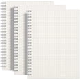 thumbnail image 1 of Paquete De 3 Cuadernos Gráficos En Espiral Rettacy: Cuadernos Pequeños A5 Con Páginas Gráficas, 480 Páginas En Total, Papel Cuadriculado De 100 G/M² De Grosor, 5,7 "" ? 8,3 "", 1 of 1