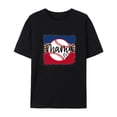 thumbnail image 1 of Virmaxy Chemise pour Bébé 2024 Col Rond (4-13 Ans) Impression Baseball Décontractée Manches Courtes Blouse / Chemise, 1 of 2