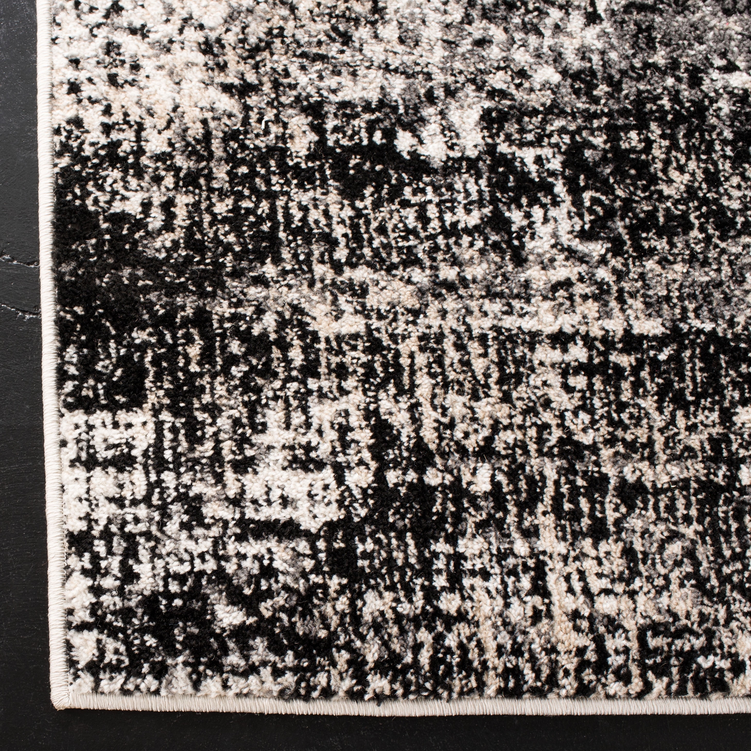 Safavieh Adirondack Boniface Distressed Area Rug, Silver/Black, 11' x 15'
