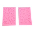 thumbnail image 1 of Molde de silicona Jadeshay para fondant hoja de arce rosa, 1 of 14