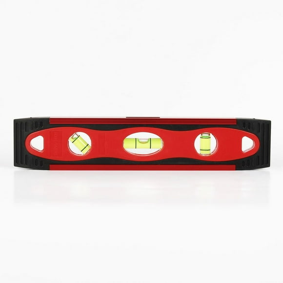 Swiss Tech 9" Aluminum Torpedo Level, Aluminum reinforced frame