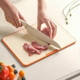 thumbnail image 4 of Extra Large Thick Silicone Cutting Board 12.6'' x 8.66'' Chopping Board Flexible Cutting Mats Dishwasher, 4 of 6