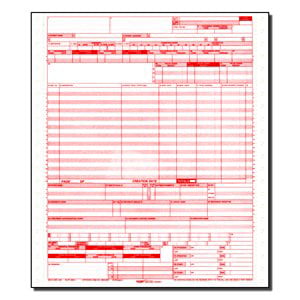 CMS 1450 Medical Claim Forms UB04 500 Single Sheets 