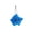 Blue, variant on Mario 3" Star Plush Keychain – Game Star Stuffed Animal Clip-Ons – Cute Star Backpack Charms for Gaming Fans, Party Favors & School Bag Decor