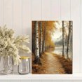 thumbnail image 2 of Qisvanset 12x16 Inch 2D Flat Framed Canvas Art, Watercolor Nativity Scene Jesus Holiday Religious Home Wall Decor, 2 of 5