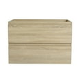 thumbnail image 2 of Noble House 30" Floating Bathroom Vanity Cabinet, Modern Wood Grain, Soft-Close Drawer, Excluded Sink, Light Oak, 2 of 7