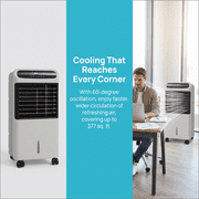 3-In-1 Ice Cooling Fan,Evaporative Air Cooler,Office Portable Swamp Cooler