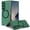 Darkgreen, variant on Sanwo for Samsung Galaxy Z Fold 8 Ultra Case, Built-in Magnetic Ring Wireless Charging Compatible, Shock Absorbing Anti-Scratch Protective Cover, Skyblue