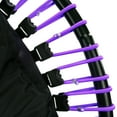 thumbnail image 3 of LEAPS & REBOUNDS 48" Mini Fitness Trampoline & Rebounder for Adults, Purple, 3 of 6