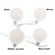thumbnail image 3 of Alimitopia 24 Piezas De Bolas De Navidad De 1,6 Pulgadas Colgantes De Bolas Colgantes De Plástico Inastillables Para Decoración De Árbol De Navidad (Blanco), 3 of 5