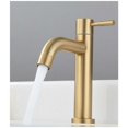 thumbnail image 4 of Robinet de lavabo, robinet de lavabo monotrou en laiton à poignée unique o brossé, 4 of 5