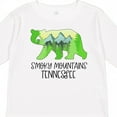 thumbnail image 4 of Inktastic Smoky Mountains, Tennessee Mountains and Bear Shape Boys or Girls Long Sleeve Toddler T-Shirt, 4 of 5