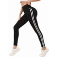 thumbnail image 3 of Women'S Yoga Lounge Leggings with Double Stripe Design, Comfort Fit, Non-See Through, 3 of 7