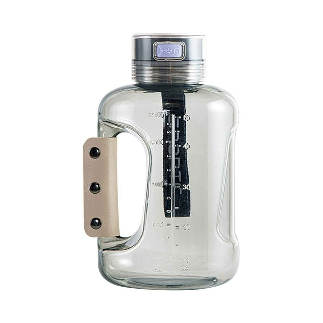Vwrxbz Hydrogen Water Bottle 1500mL Large Capacity Portable Hydrogen Water Generator Machine Sports Water Bottle with Drop Proof Design
