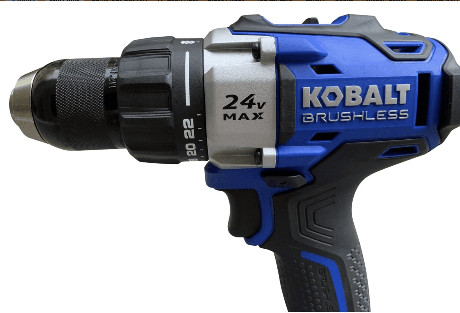 Brushless Cordless 1/2-in Drill KDD 124B-03 Compatible with all Kobalt Batteries (Battery and Charger not included)