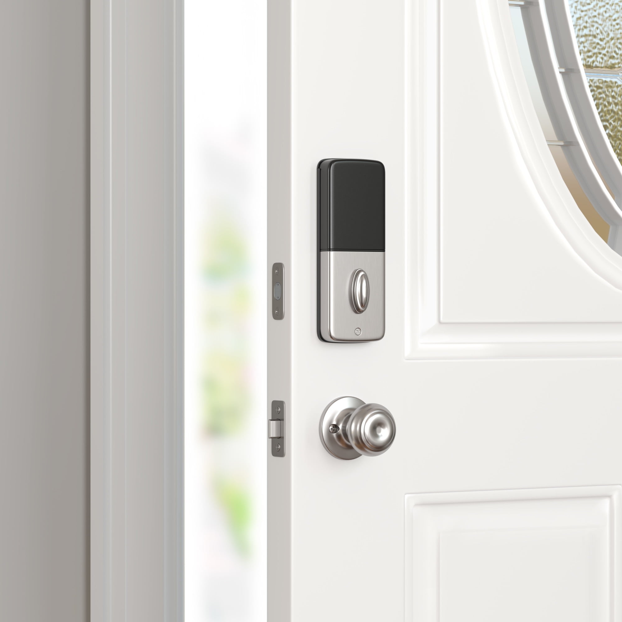 Miseno Mlk4050 Druid Ridged Ball Passage Door Knob Set - Black