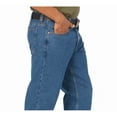 thumbnail image 6 of Blue Mountain FMB-1501 Men's Mid-Rise Denim 5-Pocket Jeans, Medium Wash, S42X32, 6 of 7