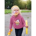 thumbnail image 2 of Cute Ghost And Sweets Hoodie Toddler -Image by Shutterstock,  2 Toddler, 2 of 4